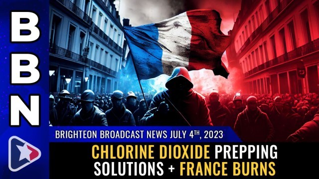 Chlorine dioxide prepping solutions + France BURNS